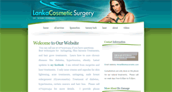 Desktop Screenshot of lankacosmetic.com