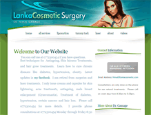 Tablet Screenshot of lankacosmetic.com